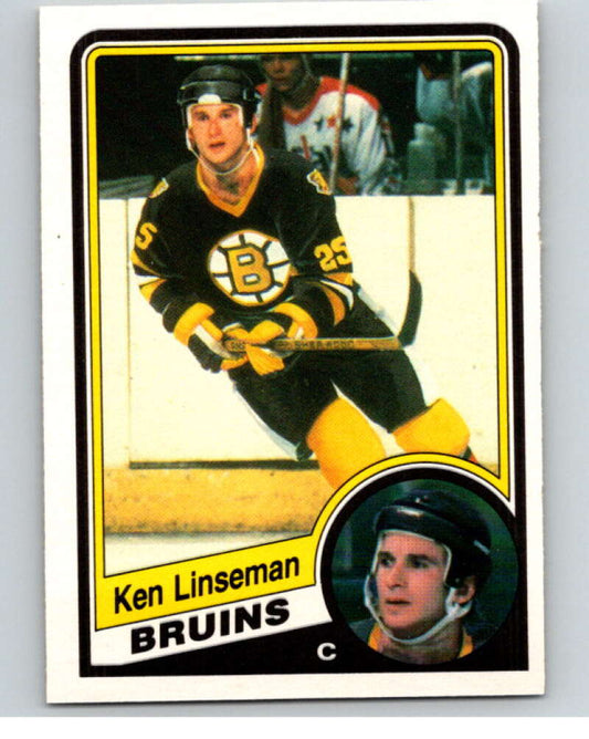 1984-85 O-Pee-Chee #7 Ken Linseman  Boston Bruins  V63754 Image 1