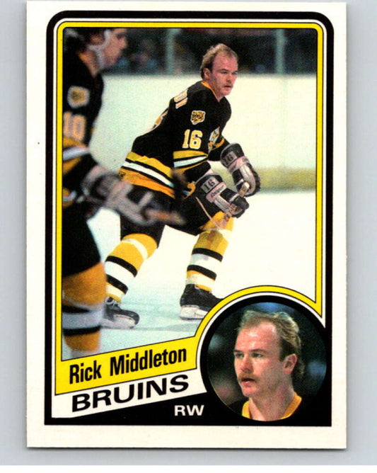 1984-85 O-Pee-Chee #9 Rick Middleton  Boston Bruins  V63759 Image 1