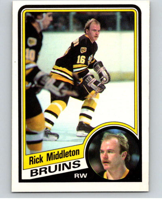 1984-85 O-Pee-Chee #9 Rick Middleton  Boston Bruins  V63762 Image 1