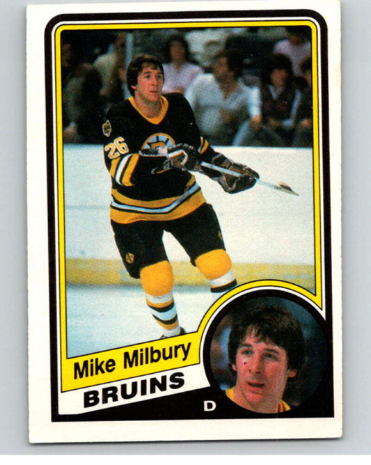 1984-85 O-Pee-Chee #10 Mike Milbury  Boston Bruins  V63763 Image 1