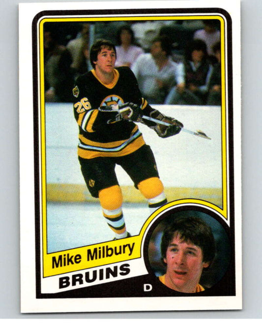 1984-85 O-Pee-Chee #10 Mike Milbury  Boston Bruins  V63764 Image 1