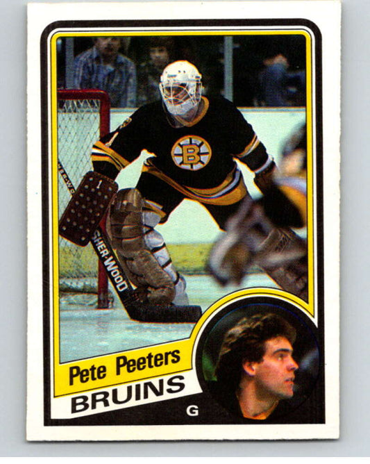 1984-85 O-Pee-Chee #15 Pete Peeters  Boston Bruins  V63779 Image 1