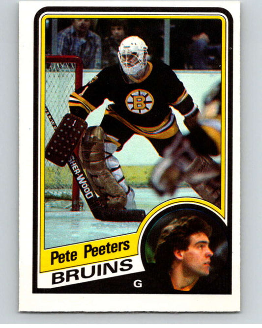 1984-85 O-Pee-Chee #15 Pete Peeters  Boston Bruins  V63780 Image 1