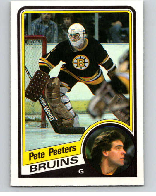 1984-85 O-Pee-Chee #15 Pete Peeters  Boston Bruins  V63781 Image 1