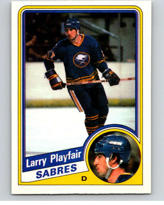 1984-85 O-Pee-Chee #26 Larry Playfair  Buffalo Sabres  V63801 Image 1