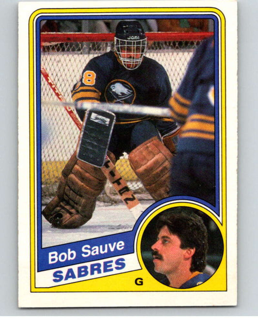 1984-85 O-Pee-Chee #30 Bob Sauve  Buffalo Sabres  V63815 Image 1