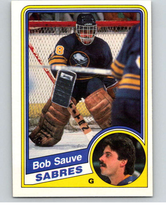 1984-85 O-Pee-Chee #30 Bob Sauve  Buffalo Sabres  V63816 Image 1
