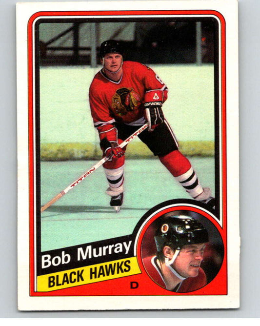 1984-85 O-Pee-Chee #41 Bob Murray  Chicago Blackhawks  V63854 Image 1