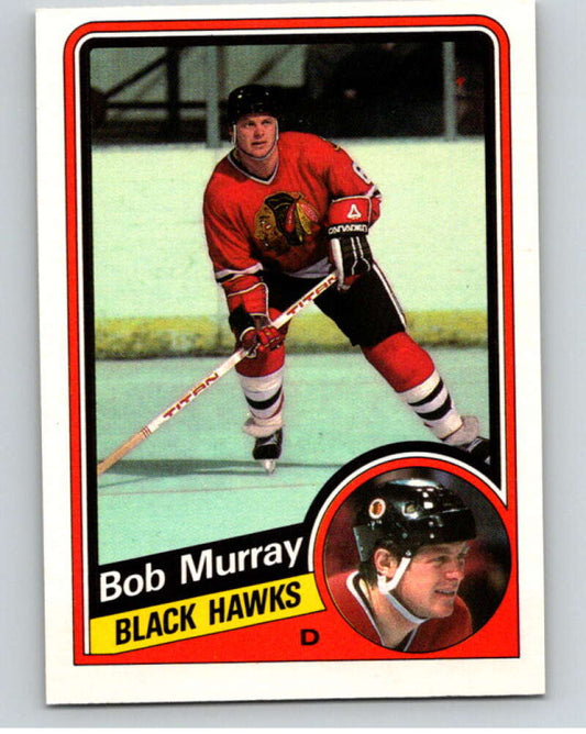 1984-85 O-Pee-Chee #41 Bob Murray  Chicago Blackhawks  V63856 Image 1