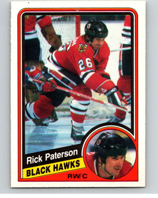 1984-85 O-Pee-Chee #44 Rick Paterson  Chicago Blackhawks  V63864 Image 1