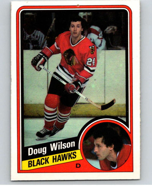 1984-85 O-Pee-Chee #48 Doug Wilson  Chicago Blackhawks  V63874 Image 1