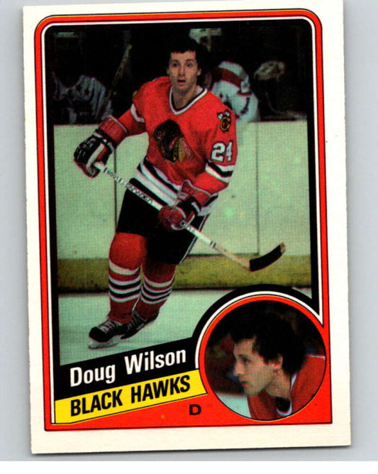1984-85 O-Pee-Chee #48 Doug Wilson  Chicago Blackhawks  V63875 Image 1