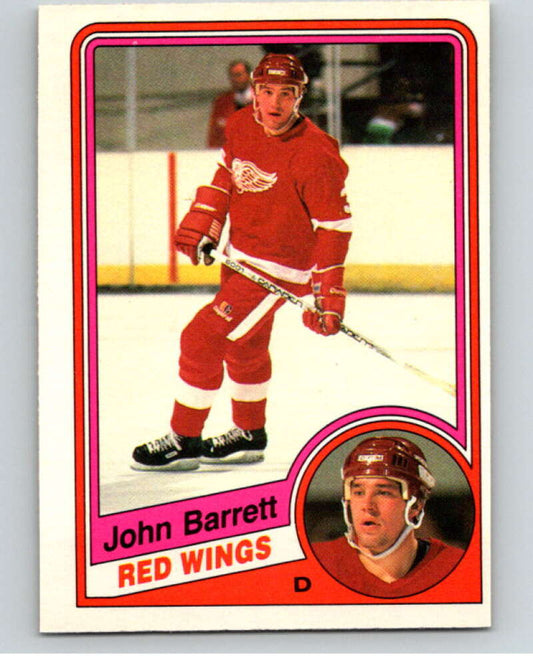 1984-85 O-Pee-Chee #49 John Barrett  Detroit Red Wings  V63878 Image 1