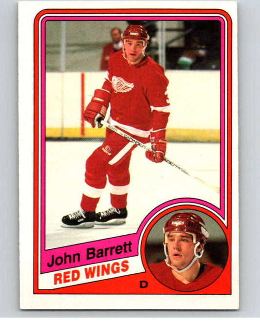 1984-85 O-Pee-Chee #49 John Barrett  Detroit Red Wings  V63879 Image 1