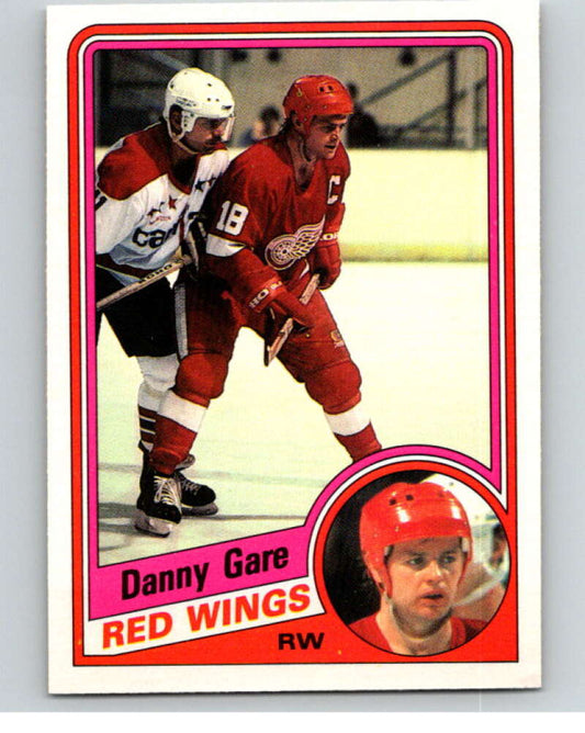 1984-85 O-Pee-Chee #54 Danny Gare  Detroit Red Wings  V63894 Image 1