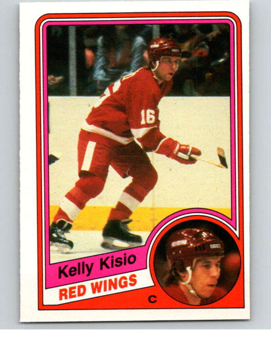 1984-85 O-Pee-Chee #56 Kelly Kisio  RC Rookie Detroit Red Wings  V63901 Image 1