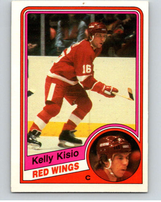 1984-85 O-Pee-Chee #56 Kelly Kisio  RC Rookie Detroit Red Wings  V63902 Image 1