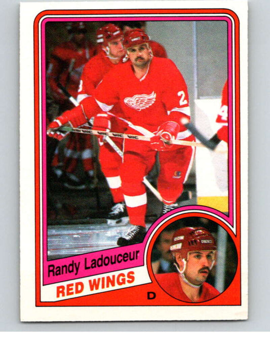 1984-85 O-Pee-Chee #60 Randy Ladouceur  RC Rookie Detroit Red Wings  V63911 Image 1