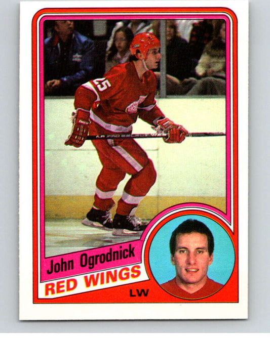 1984-85 O-Pee-Chee #62 John Ogrodnick  Detroit Red Wings  V63916 Image 1