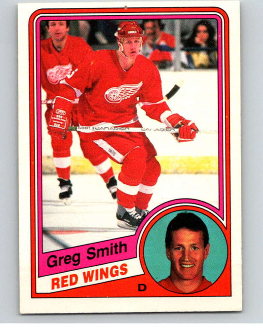 1984-85 O-Pee-Chee #64 Greg Smith  Detroit Red Wings  V63920 Image 1