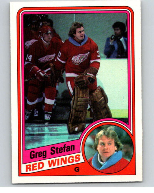 1984-85 O-Pee-Chee #65 Greg Stefan  RC Rookie Detroit Red Wings  V63922 Image 1