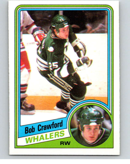 1984-85 O-Pee-Chee #68 Bob Crawford  RC Rookie Hartford Whalers  V63926 Image 1