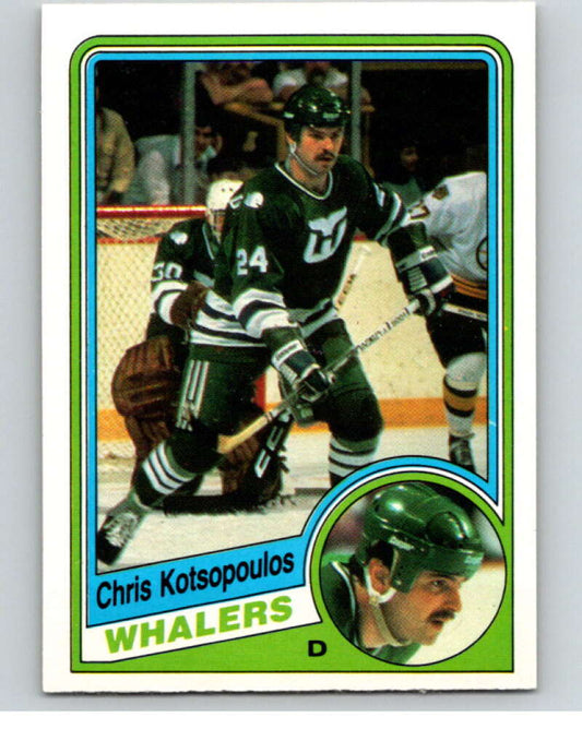 1984-85 O-Pee-Chee #73 Chris Kotsopoulos  Hartford Whalers  V63942 Image 1