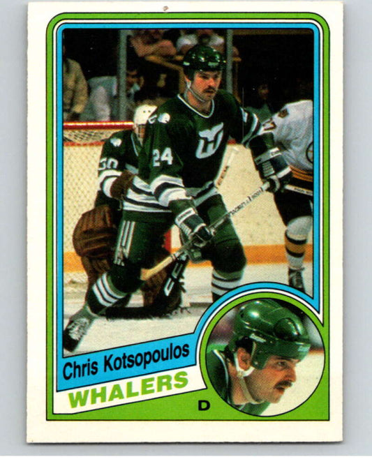 1984-85 O-Pee-Chee #73 Chris Kotsopoulos  Hartford Whalers  V63943 Image 1