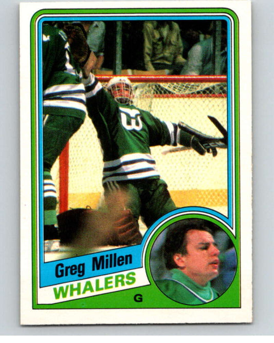 1984-85 O-Pee-Chee #75 Greg Millen  Hartford Whalers  V63952 Image 1