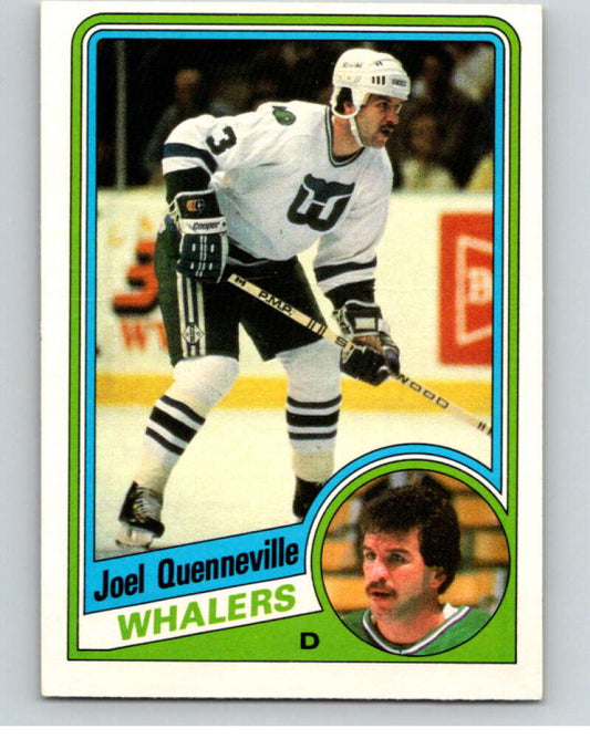 1984-85 O-Pee-Chee #77 Joel Quenneville  Hartford Whalers  V63956 Image 1