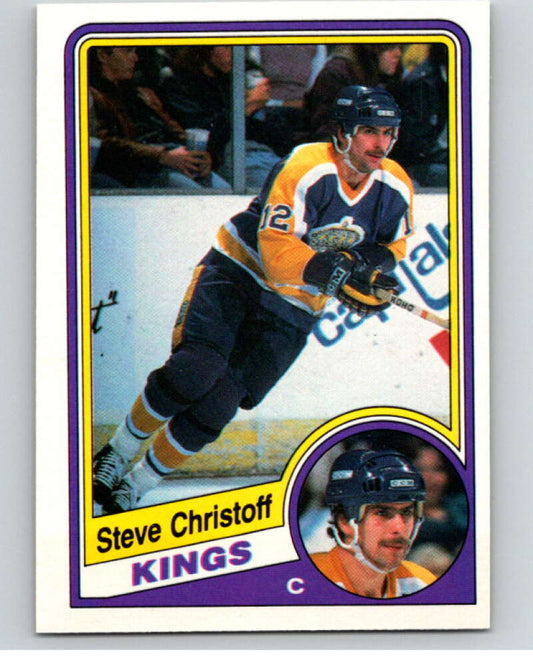 1984-85 O-Pee-Chee #81 Steve Christoff  Los Angeles Kings  V63964 Image 1