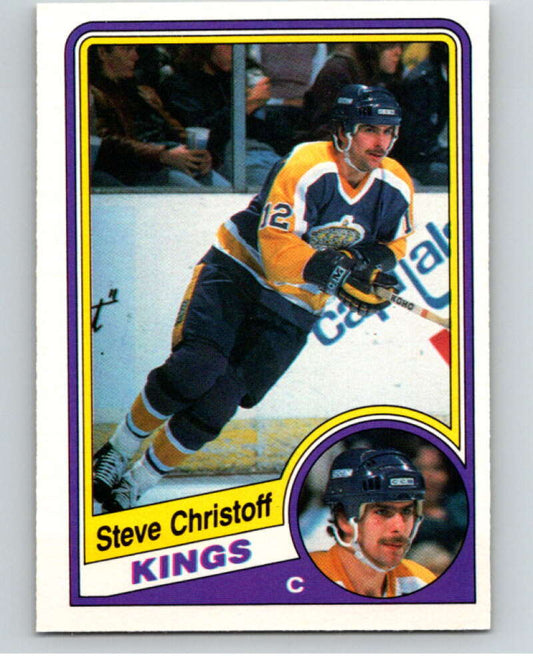 1984-85 O-Pee-Chee #81 Steve Christoff  Los Angeles Kings  V63965 Image 1