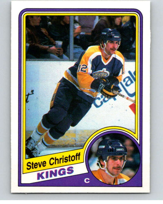 1984-85 O-Pee-Chee #81 Steve Christoff  Los Angeles Kings  V63966 Image 1