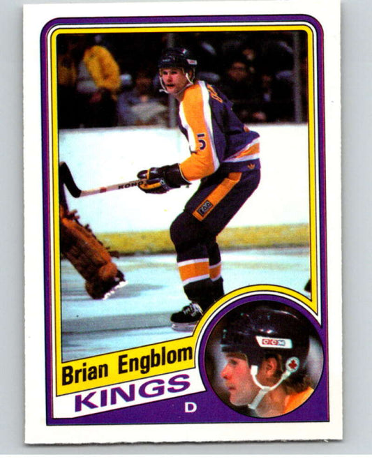 1984-85 O-Pee-Chee #83 Brian Engblom  Los Angeles Kings  V63968 Image 1