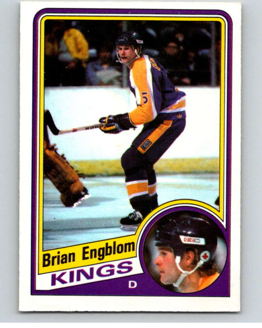 1984-85 O-Pee-Chee #83 Brian Engblom  Los Angeles Kings  V63969 Image 1