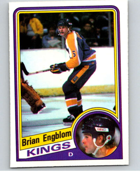 1984-85 O-Pee-Chee #83 Brian Engblom  Los Angeles Kings  V63971 Image 1