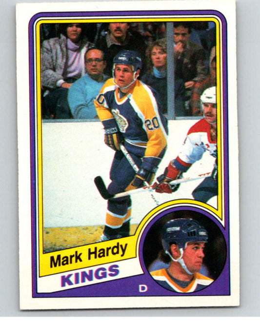 1984-85 O-Pee-Chee #86 Mark Hardy  Los Angeles Kings  V63975 Image 1