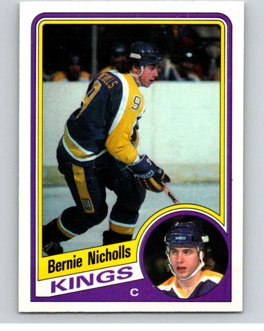 1984-85 O-Pee-Chee #88 Bernie Nicholls  Los Angeles Kings  V63978 Image 1