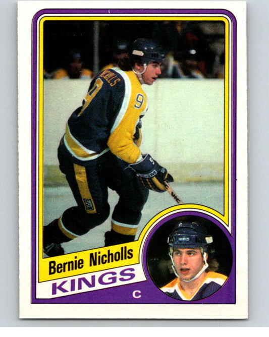1984-85 O-Pee-Chee #88 Bernie Nicholls  Los Angeles Kings  V63980 Image 1