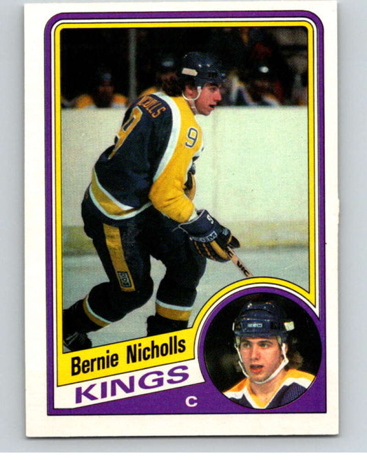 1984-85 O-Pee-Chee #88 Bernie Nicholls  Los Angeles Kings  V63981 Image 1