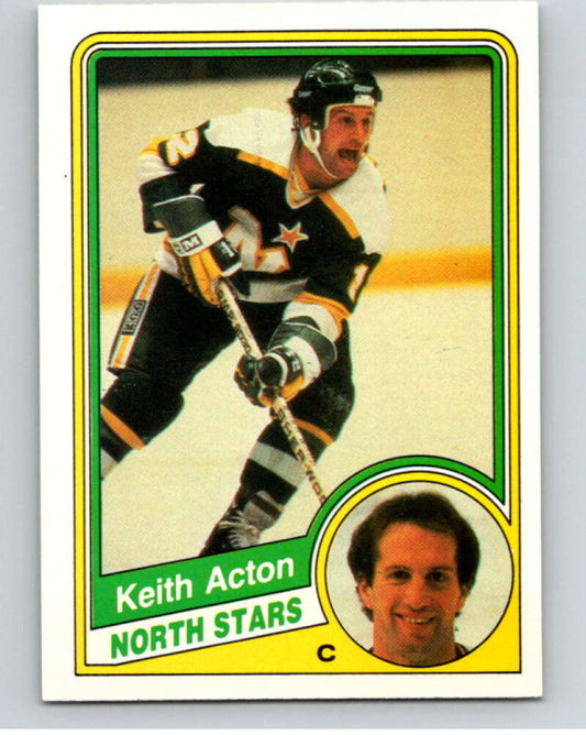 1984-85 O-Pee-Chee #93 Keith Acton  Minnesota North Stars  V63992 Image 1