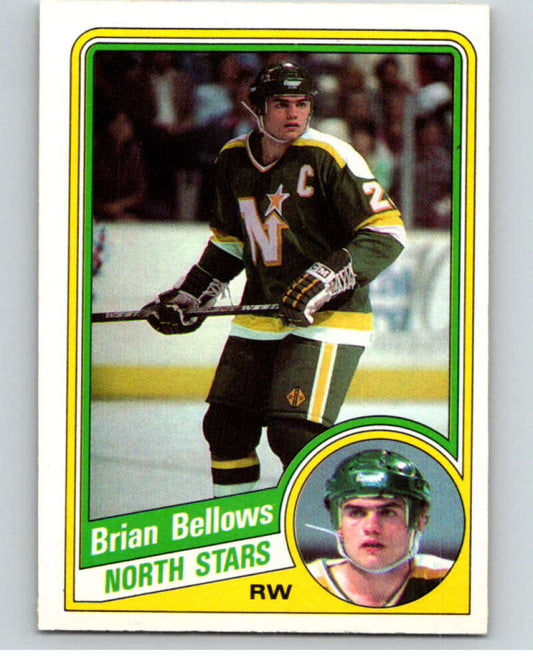 1984-85 O-Pee-Chee #95 Brian Bellows  Minnesota North Stars  V63998 Image 1