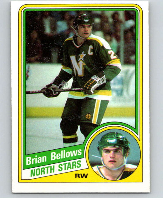 1984-85 O-Pee-Chee #95 Brian Bellows  Minnesota North Stars  V63999 Image 1