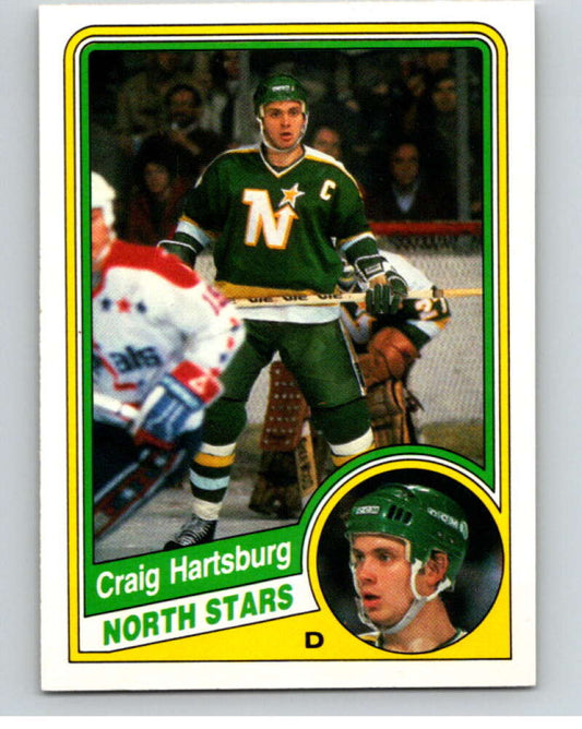 1984-85 O-Pee-Chee #98 Craig Hartsburg  Minnesota North Stars  V64007 Image 1
