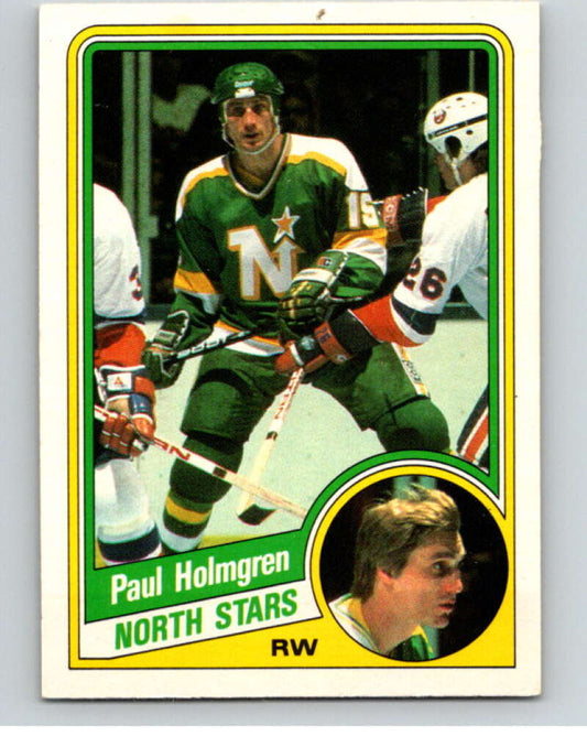 1984-85 O-Pee-Chee #100 Paul Holmgren  Minnesota North Stars  V64011 Image 1