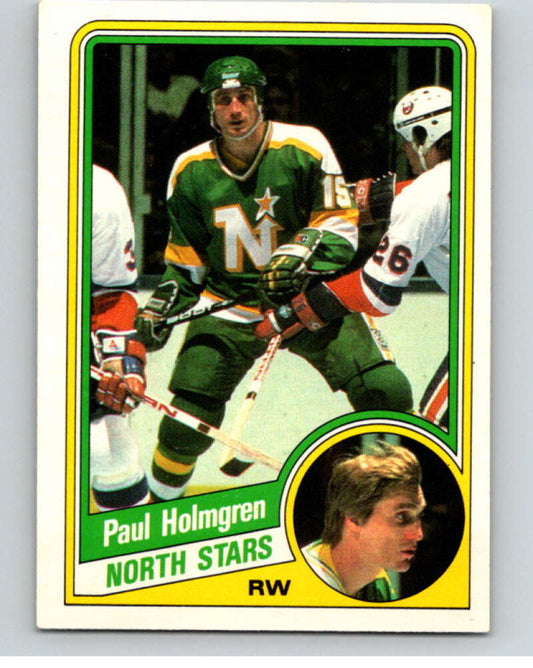 1984-85 O-Pee-Chee #100 Paul Holmgren  Minnesota North Stars  V64012 Image 1