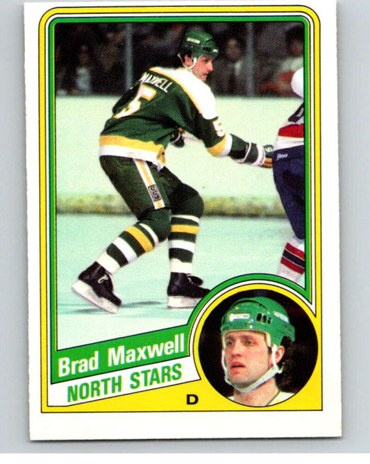 1984-85 O-Pee-Chee #102 Brad Maxwell  Minnesota North Stars  V64017 Image 1