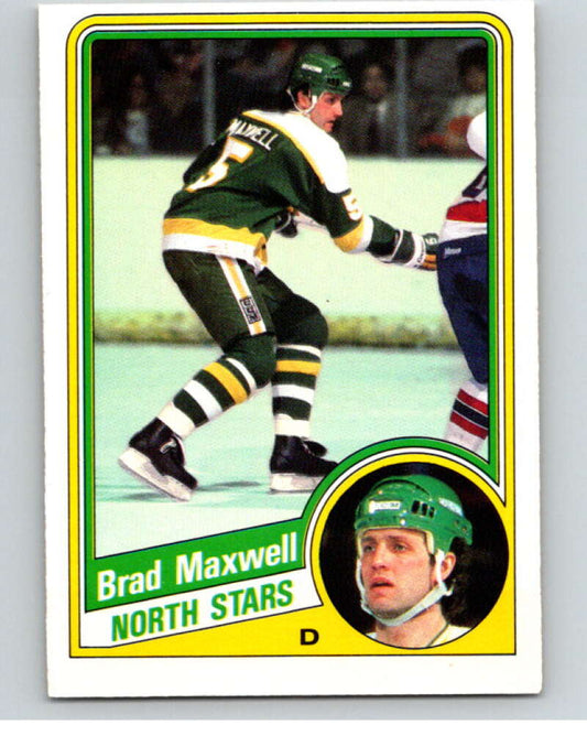 1984-85 O-Pee-Chee #102 Brad Maxwell  Minnesota North Stars  V64018 Image 1