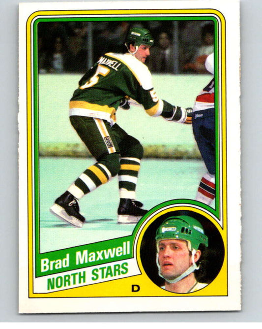 1984-85 O-Pee-Chee #102 Brad Maxwell  Minnesota North Stars  V64019 Image 1