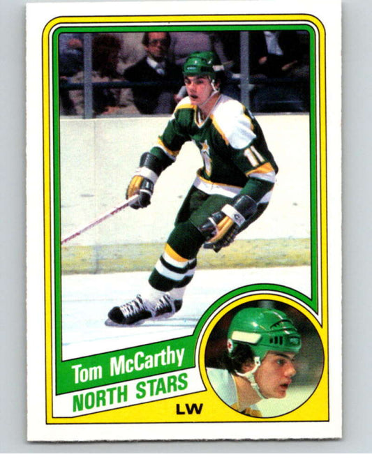 1984-85 O-Pee-Chee #103 Tom McCarthy  Minnesota North Stars  V64020 Image 1